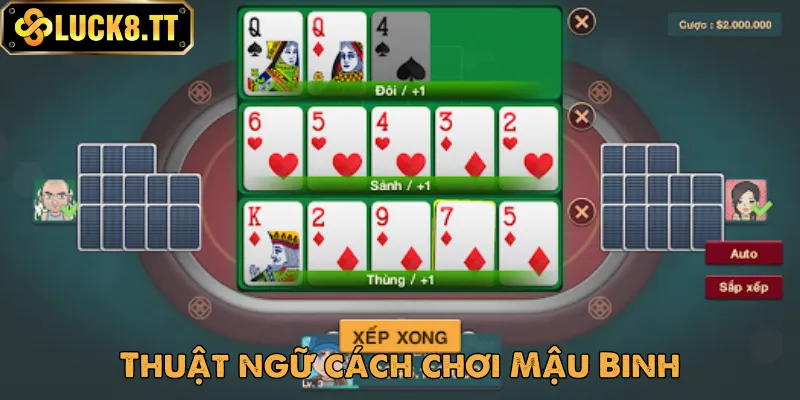 Cách chơi Mậu Binh yêu cầu người tham gia xếp bài theo các bộ có sẵn Cách chơi Mậu Binh yêu cầu người tham gia xếp bài theo các bộ có sẵn